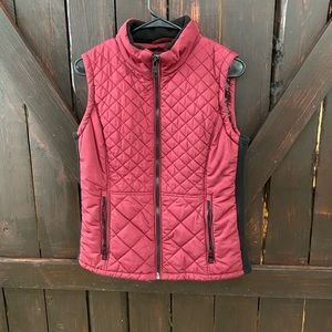 Andrew Marc, size small, maroon color